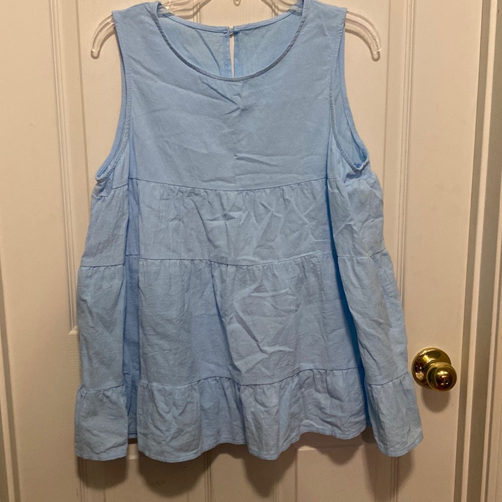 Tank Top - Light Blue - XL